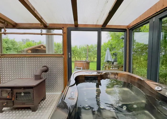 Campo de lujo Wellness Vagon Chlum u Trebone